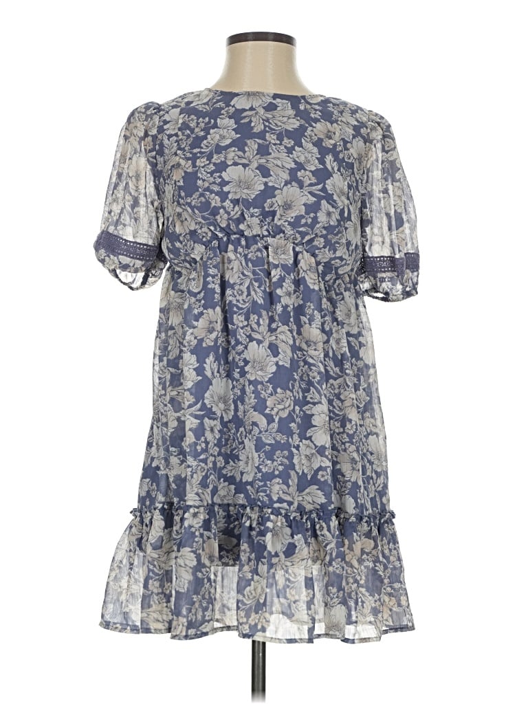 Pre-owned Forever 21 Casual Dress In Blue