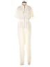 Love Poem 100% Polyester Solid Ivory Jumpsuit Size S - photo 1