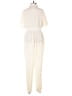 Love Poem 100% Polyester Solid Ivory Jumpsuit Size S - photo 2