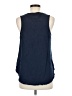 Dylan 100% Cotton Blue Sleeveless Top Size M - photo 2