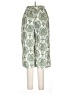 Assorted Brands 100% Rayon Paisley Green Casual Pants Size L - photo 2