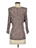 DKNY 100% Viscose Gray 3/4 Sleeve Top Size XS - photo 2