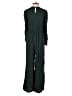 A New Day 100% Rayon Solid Green Jumpsuit Size XS - photo 2