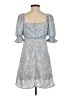 Lulus 100% Polyester Paisley Blue Casual Dress Size S - photo 2