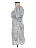 Lulus 100% Polyester Paisley Blue Casual Dress Size S - photo 5