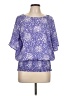 MICHAEL Michael Kors Purple 3/4 Sleeve Blouse Size L - photo 1