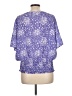 MICHAEL Michael Kors Purple 3/4 Sleeve Blouse Size L - photo 2