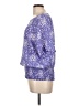 MICHAEL Michael Kors Purple 3/4 Sleeve Blouse Size L - photo 5