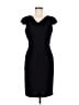 Calvin Klein 100% Polyester Solid Black Cocktail Dress Size 6 - photo 1