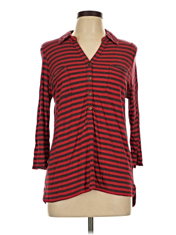 Liz Claiborne 3/4 Sleeve Button-Down Shirt (view 1)