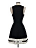 Aqua Solid Black Cocktail Dress Size S - photo 2