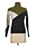 Tahari Color Block Gray Turtleneck Sweater Size XS - photo 1