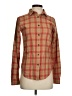 Filson Plaid Brown Long Sleeve Button-Down Shirt Size XS - photo 1