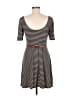 AGB Stripes Black Casual Dress Size M - photo 2