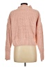 Double Zero 100% Polyester Pink Turtleneck Sweater Size L - photo 2