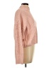 Double Zero 100% Polyester Pink Turtleneck Sweater Size L - photo 4