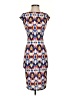Assorted Brands Print Blue Cocktail Dress Size S - photo 1