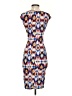 Assorted Brands Print Blue Cocktail Dress Size S - photo 2