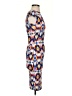 Assorted Brands Print Blue Cocktail Dress Size S - photo 4