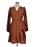 Draper James Print Brown Casual Dress Size XL - photo 1