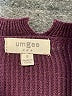 Umgee Purple Pullover Sweater Size S - photo 7