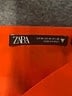 Zara 100% Polyester Solid Orange Sleeveless Blouse Size M - photo 7