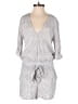 BCBGMAXAZRIA Stripes Gray Romper Size XS - photo 1