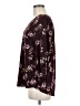 Beacon Floral Burgundy 3/4 Sleeve Blouse Size M - photo 5