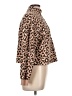 Cold Crush Animal Print Brown Long Sleeve Blouse Size L - photo 4