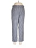 Tommy Hilfiger Checkered-gingham Blue Casual Pants Size 10 - photo 1