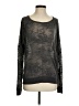Nation Ltd. By Jen Menchaca Metallic Gray Pullover Sweater Size 3 - photo 1