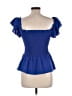 Assorted Brands 100% Polyester Blue Short Sleeve Top Size XL - photo 2