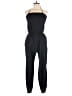 H&M 100% Cotton Solid Black Jumpsuit Size 6 - photo 1