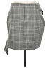 H&M Plaid Gray Formal Skirt Size 8 - photo 2