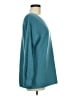 Ella Moss Teal Long Sleeve Top Size M - photo 4