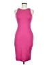 Gaze Solid Pink Cocktail Dress Size M - photo 1