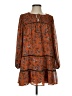 Forever 21 100% Polyester Paisley Orange Casual Dress Size S - photo 1