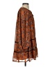 Forever 21 100% Polyester Paisley Orange Casual Dress Size S - photo 4