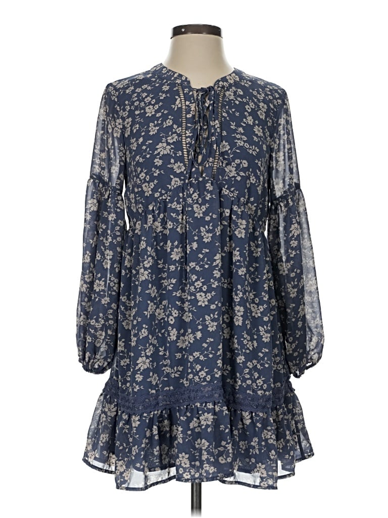 Pre-owned Forever 21 Casual Dress In Blue