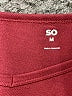 SO Burgundy Long Sleeve T-Shirt Size M - photo 7