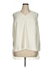 Lane Bryant 100% Polyester Ivory Sleeveless T-Shirt Size 16 - photo 1