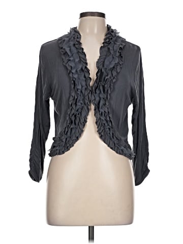 August Silk Cardigan (view 1)