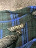 Express Outlet Plaid Blue Long Sleeve Button-Down Shirt Size L - photo 7