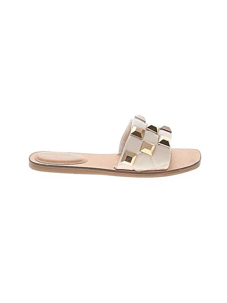 Pre-owned Marc Fisher Sandals In White