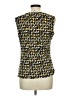 Kasper Yellow Sleeveless Blouse Size M - photo 2