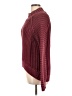 Mystree 100% Polyester Solid Burgundy Turtleneck Sweater Size L - photo 5