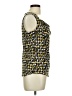 Kasper Yellow Sleeveless Blouse Size M - photo 4