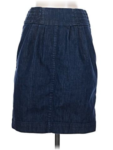 Pilcro and the Letterpress Denim Skirt (view 2)