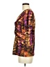 Covington Purple Short Sleeve Blouse Size M - photo 5
