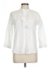 Lands' End White 3/4 Sleeve Blouse Size 10 - photo 1